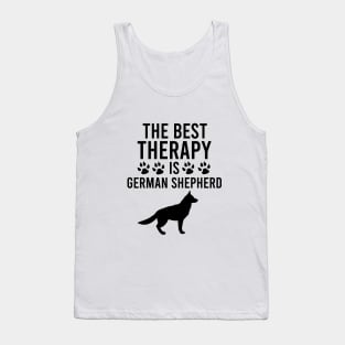 The best therapy is german shepherd Tank Top